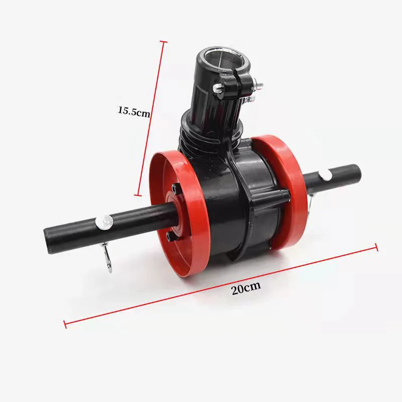 Soil loosening brush lawn mower scarifier weeding wheel slotted wheel deep tillage machine lawn mower accessories lawn mower