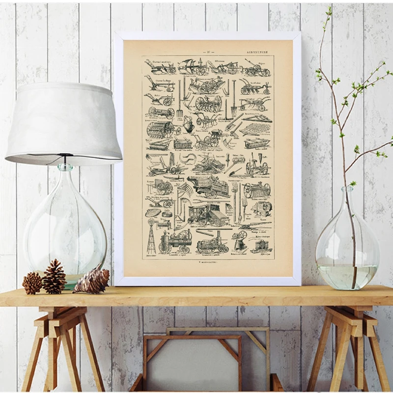 Attrezzature agricole Strument - Agriculture Farming Poster recensione e prezzo