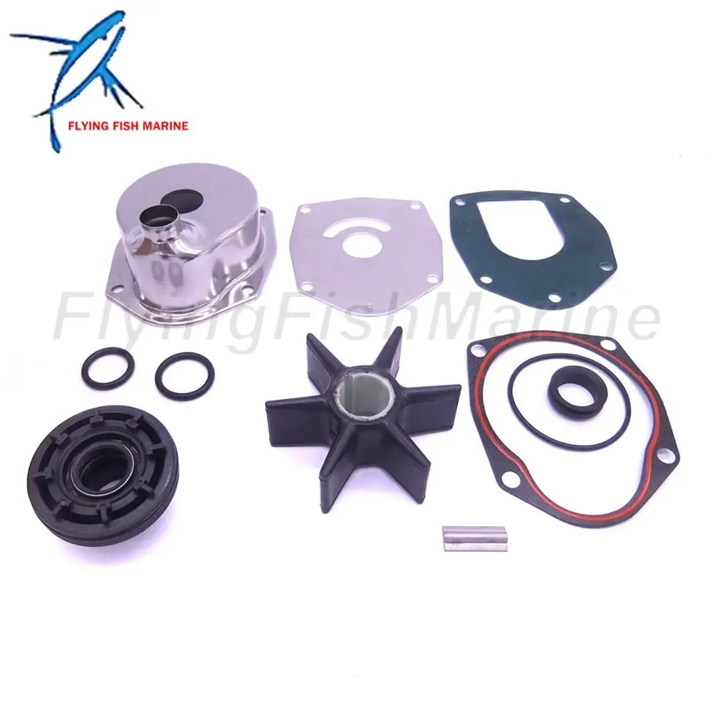 Outboard Engine 817275A5 Water Pump Repair Kit with Housing for Mercury Mariner 3.0L EFI DFI 200HP 225HP 250HP 300HP Boat Motor