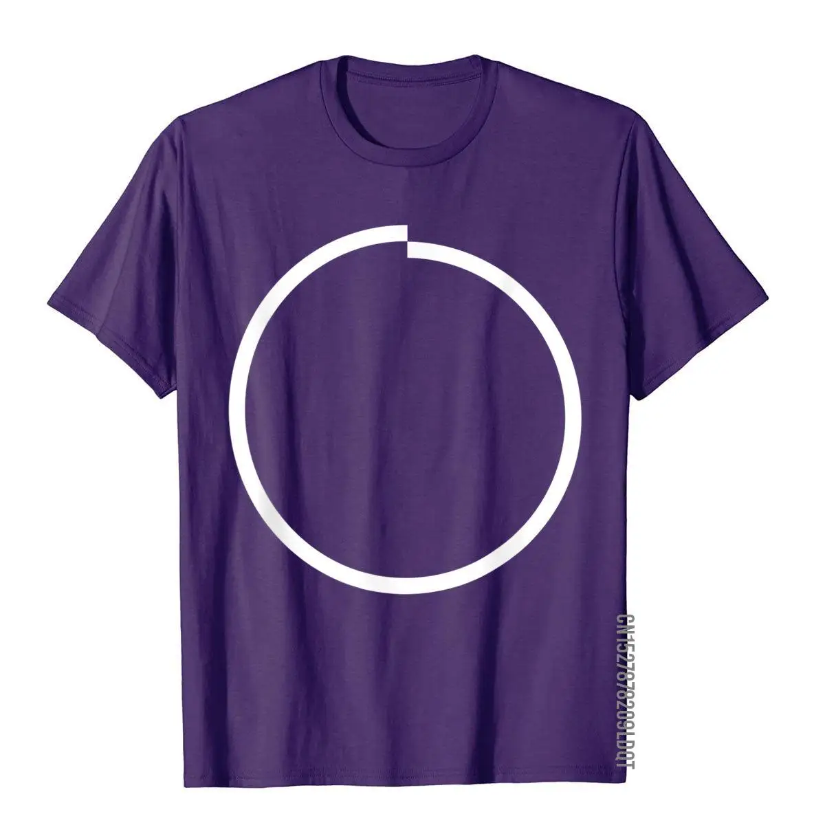 Incomplete Circle Cringe Meme Shirt Annoying Eyesore Ocd Cheap Men's T Shirt Street Tops Tees Cotton Unique