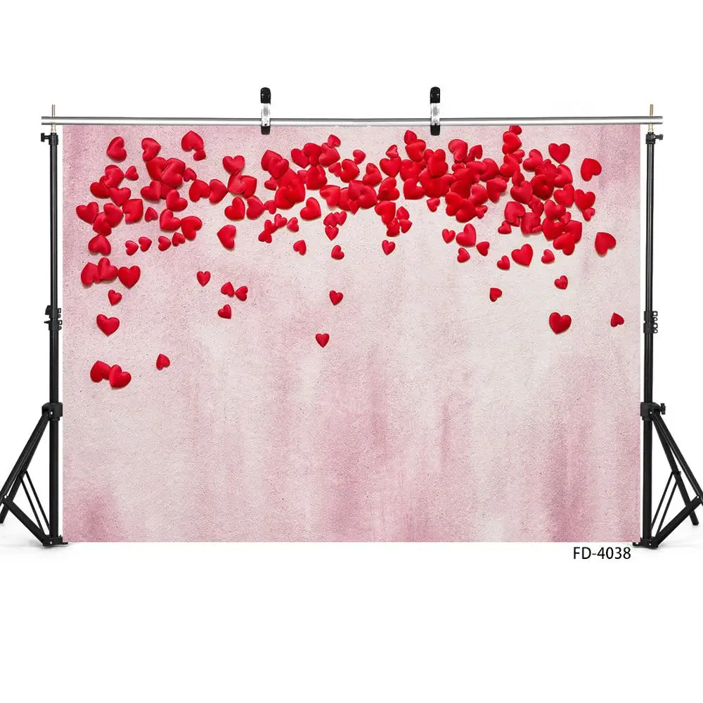 استوديو الصور الدعامة الوردي ألواح جدار الكثير من القلوب خلفية الطفل الطفل صورة عشاق التصوير خلفية ملصق التصوير الفوتوغرافي