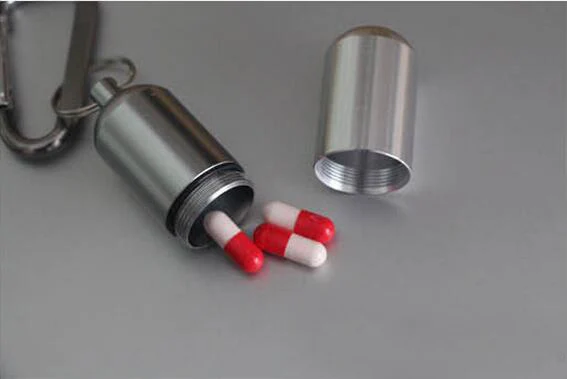 outdoor mini pill box Pill Cases Portable Mini Waterproof Medicine Container Sealed Toothpick Storage Box Case Holder