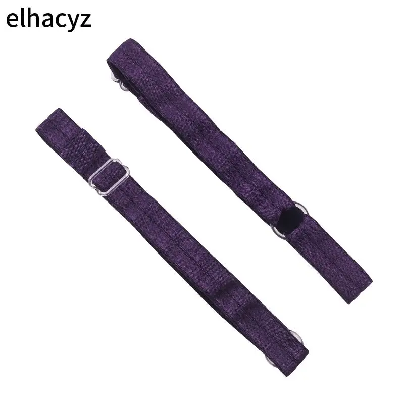 10 Teile/los Neue Candy Farben Stirnbänder FOE Band Haar Gummiband Einstellbare Haarband mit Kunststoff Ring Mädchen DIY Haar Zubehör – Detail 8