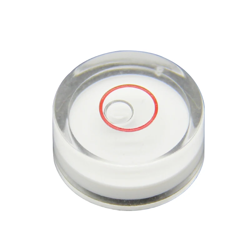 Nivel de burbuja Horizontal de alta precisión nivel de burbuja 18*8mm (100 unids/lote)