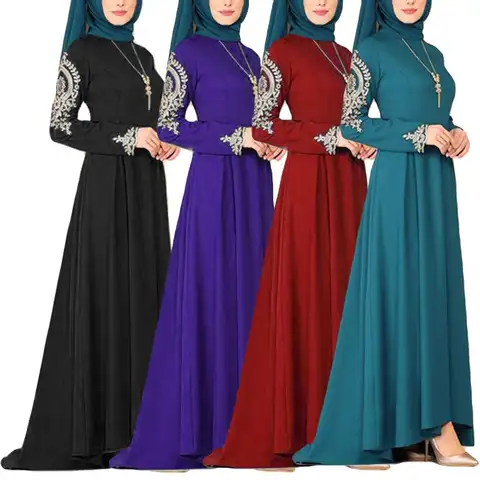 Vestido largo tradicional musulmán para mujer, bata árabe de noche para fiesta, Pakistán, Bangladesh, Ramadán islámico Eid, Maxi bata, moda turca