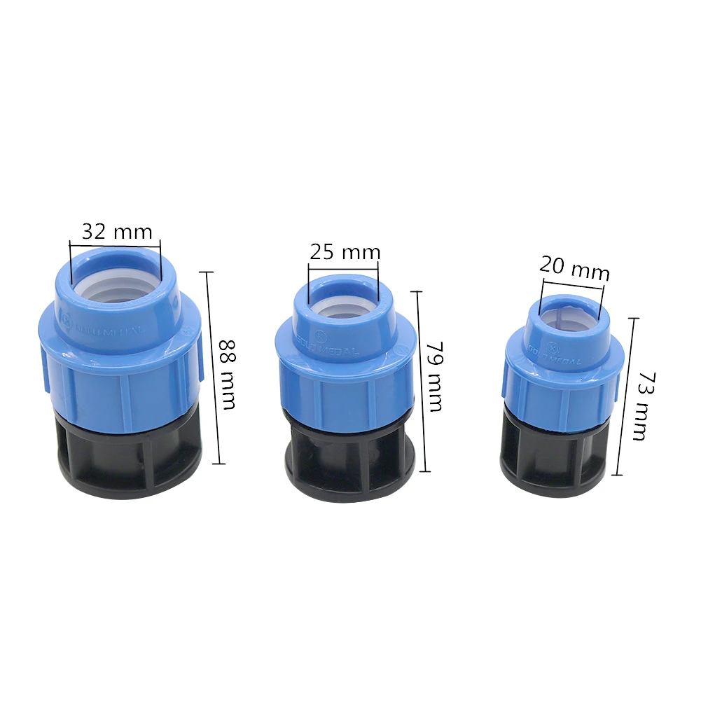 5 Pcs 20/25/32mm Pipe Interface PE Pipe End Caps Plastic End Plug Fitting Plastic Connector Adapter Plumbing Pipe Accessories