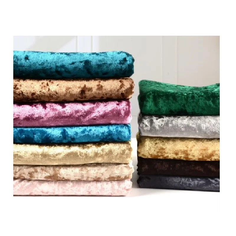 

Gold Diamond Velvet Thickening Stretch Clothing Sofa Pillow Material DIY Fabric