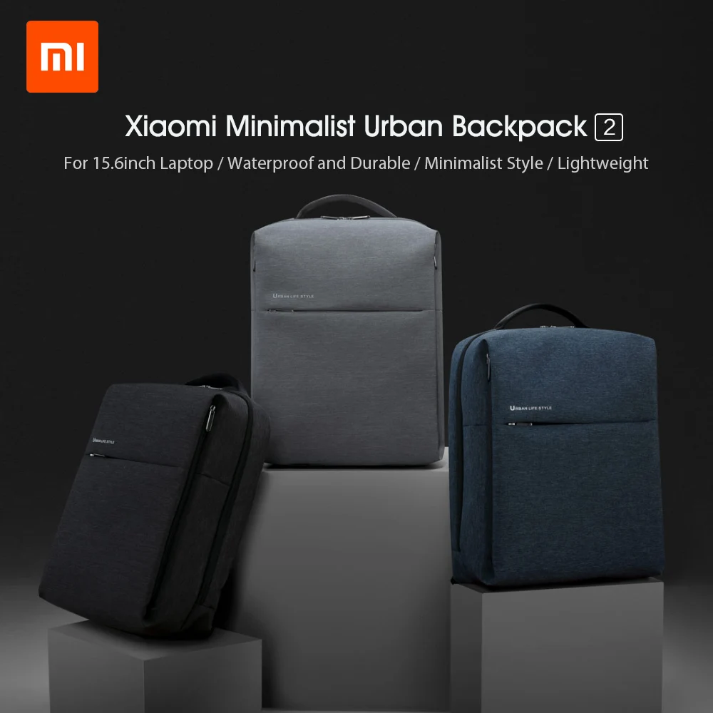 Рюкзак XiaomI Mi, городской стиль, наплечная сумка, рюкзак, рюкзак, школьная сумка, вещевая сумка, подходит для 14-дюймового ноутбука