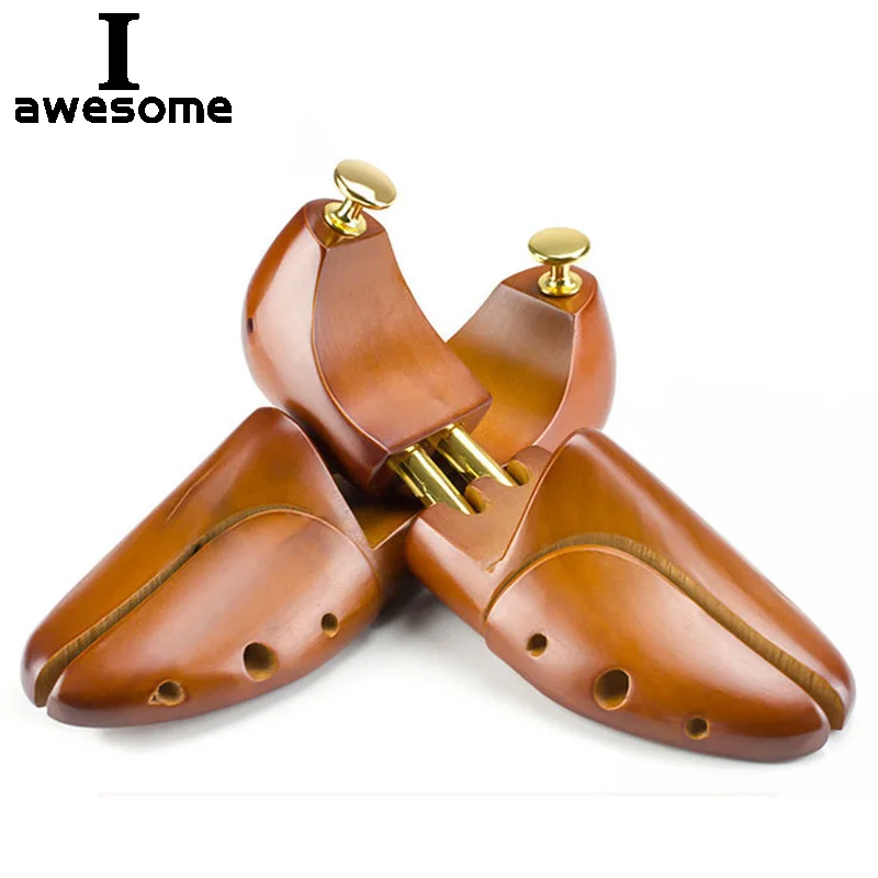 1 Pair Guger-tree Adjustable Shoe Trees Solid Wood Men\'s Shoe Support Knob Shoe shaping Women\'s Shoe\'s Care Stretcher Shaper