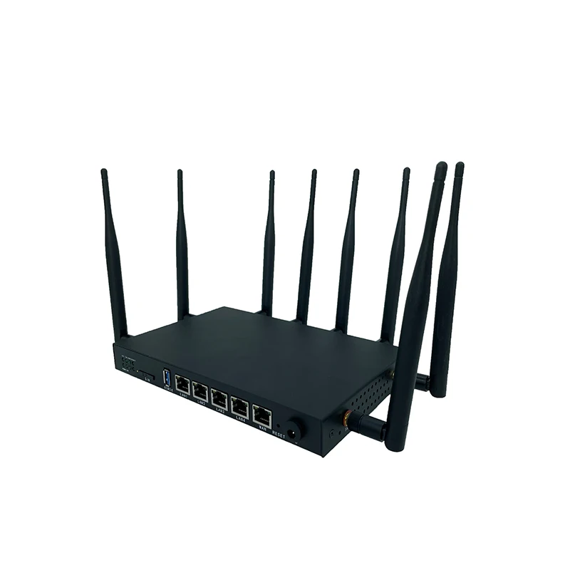 

2.4G&5.8G Dual Band WS1208 With EP06-A EM12-G EM160R RM500Q-AE 4g Wifi Router With Mini PCI-E Modem Router