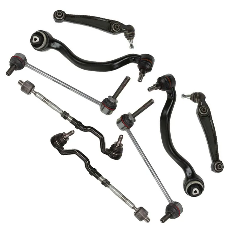 8PCS Replacement Suspension Control Arm Kit for BM W X5(E70）X6(E71 E72) 31126773949 31126771893 32106793496 31356773024