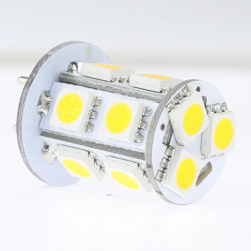 

Dimmable Led G6.35 Bulb Lighting 13LED 5050 SMD Wide voltage DC10-30V/AC8-20V 2.5W White Warm White 5pcs/lot