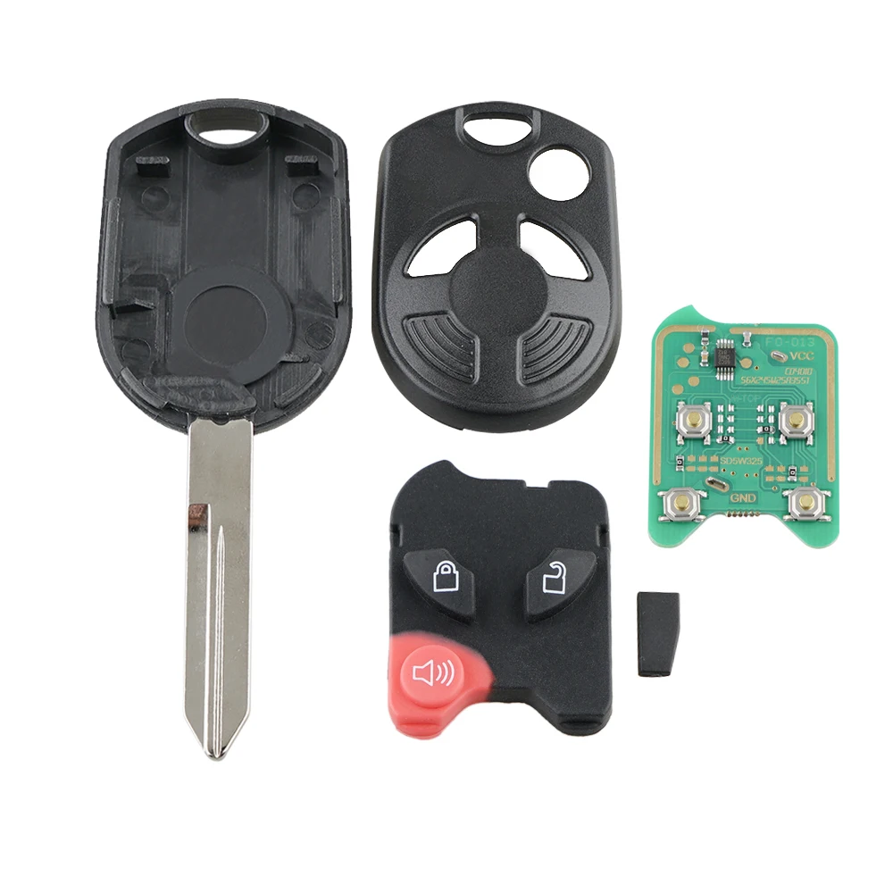 315MHz 3 Buttons Remote Key Fob Entry 4D63 80Bit Chip OUCD6000022 for 2006 2007 2008 2009 2010 Ford F 150 250 350 Escape Focus