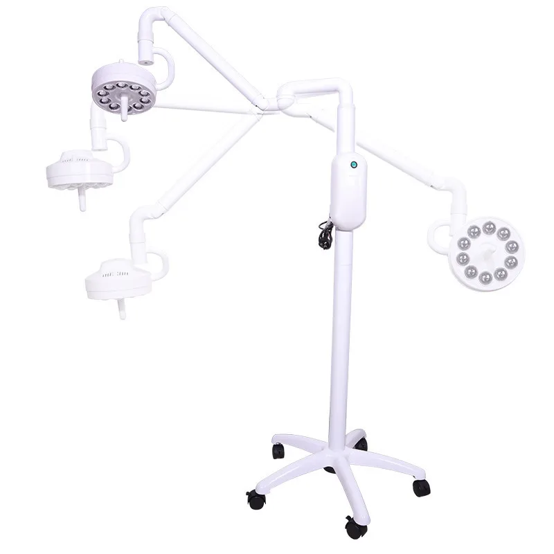 Floor standing portable Dental implanted shadowless lamp LED light Oral light examination lamp for medical surgical