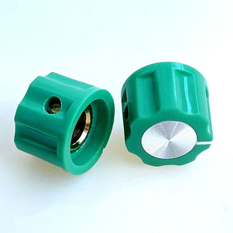 16x12MM Guitar Amplifier Plastic Knob, HIFI DVD Volume Adjustment Knob, Effector Knob, Inner Hole 6.4MM.