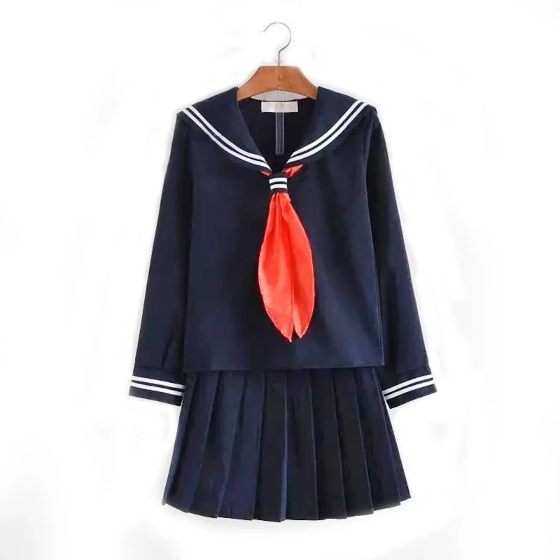 My Hero Academia Cosplay Halloween Costume Anime Boku No Himiko Toga JK Uniform Sweater Coat Wig Costume For Women