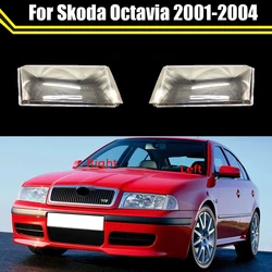 Transparent Light Case For Skoda Octavia 2001 2002 2003 2004 Front Headlight Lens Cover Headlamp Lampshade Glass Lamp Shell Caps