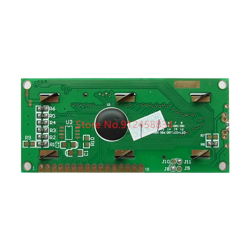 1601 16x1 وحدة عرض إل سي دي 80x36 ملم أزرق أو أخضر 1601A