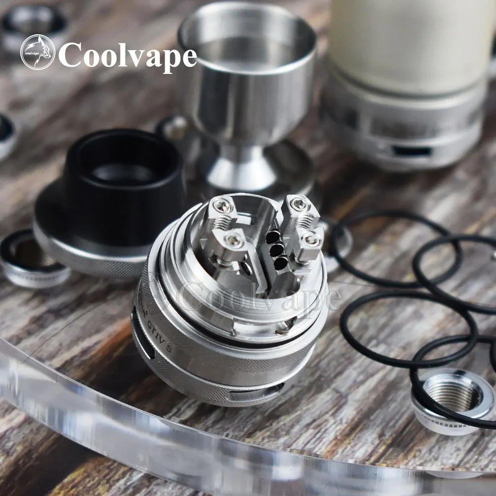 Coolvape taifun GTIV S RTA Taifun GT4 S rta 3.5 مللي 23 مللي متر 316ss تدفق الهواء التحكم قابل للتعديل المرذاذ taifun gt mtl dl خزان