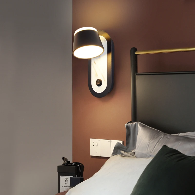 

Modern Adjustable Wall Lamp Creative Reading bedroom Bedside light Northern Europe Led living room Fexibleable Wall Lights