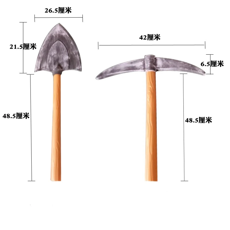Halloween Party EVA Pickaxe Shovel Plastic Tools