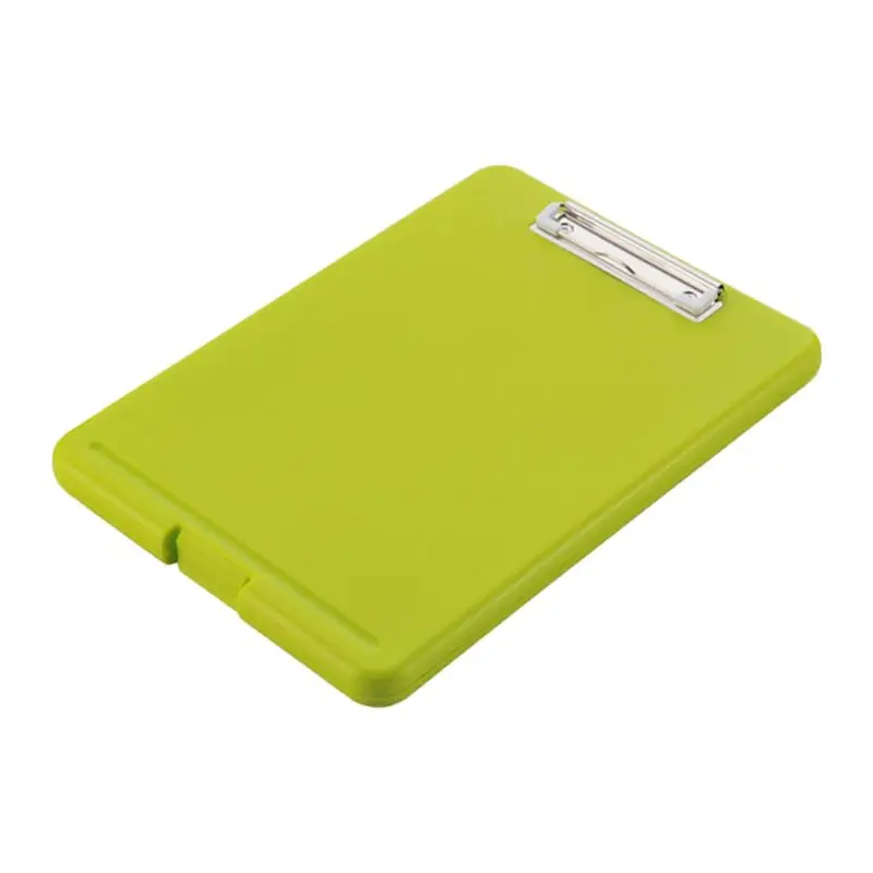 A4 Plastic Storage Clipboard File Box Case Document File Folder Clipboard Office 24BB