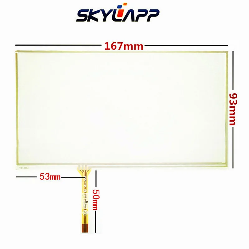 

New 6.9" 6.95"Inch TouchScreen for 167mm*93mm GPS Resistance Handwritten Touch Panel Screen Glass Digitizer Repair Free Post