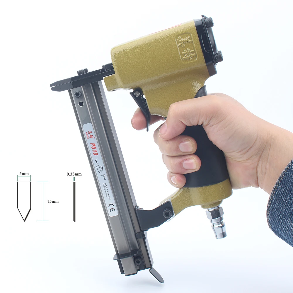 Meite P515 Pneumatic Photo Frame pin gun Flexible Points  Air Stapler Nail Gun