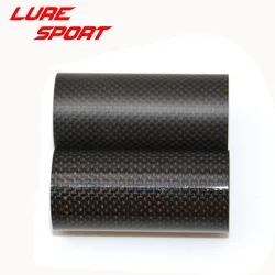 LureSport 3pcs 1K woven carbon tube carbon blank Rod building component Pole Repair DIY Accessories