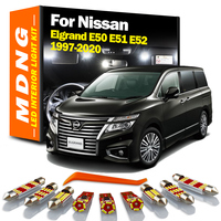 MDNG Canbus Indoor Bulbs LED Interior Reading Light Kit For Nissan Elgrand E50 E51 E52 1997-2016 2017 2018 2019 2020 Accessories
