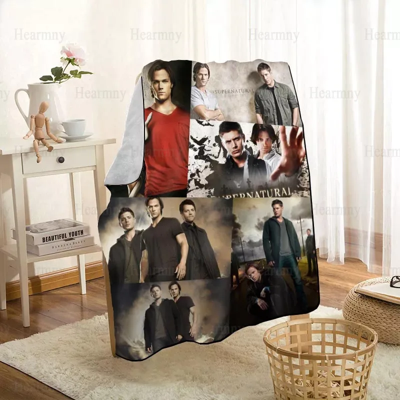 

Nice Supernatural Throw Blanket New Personalized Blankets On For The Sofa/Bed/Car Portable 3D Blanket For Kid Home Textile 1208p