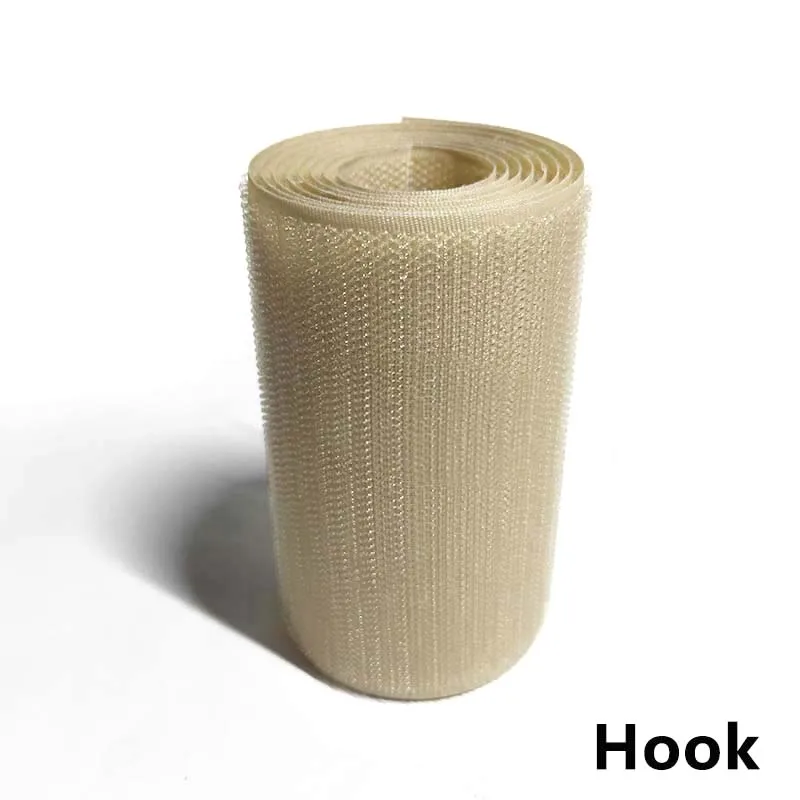 10CM Width Hook and Loop no adhesive hook loop fastener tape  sewing magic tape sticker strap couture strip clothing khaki