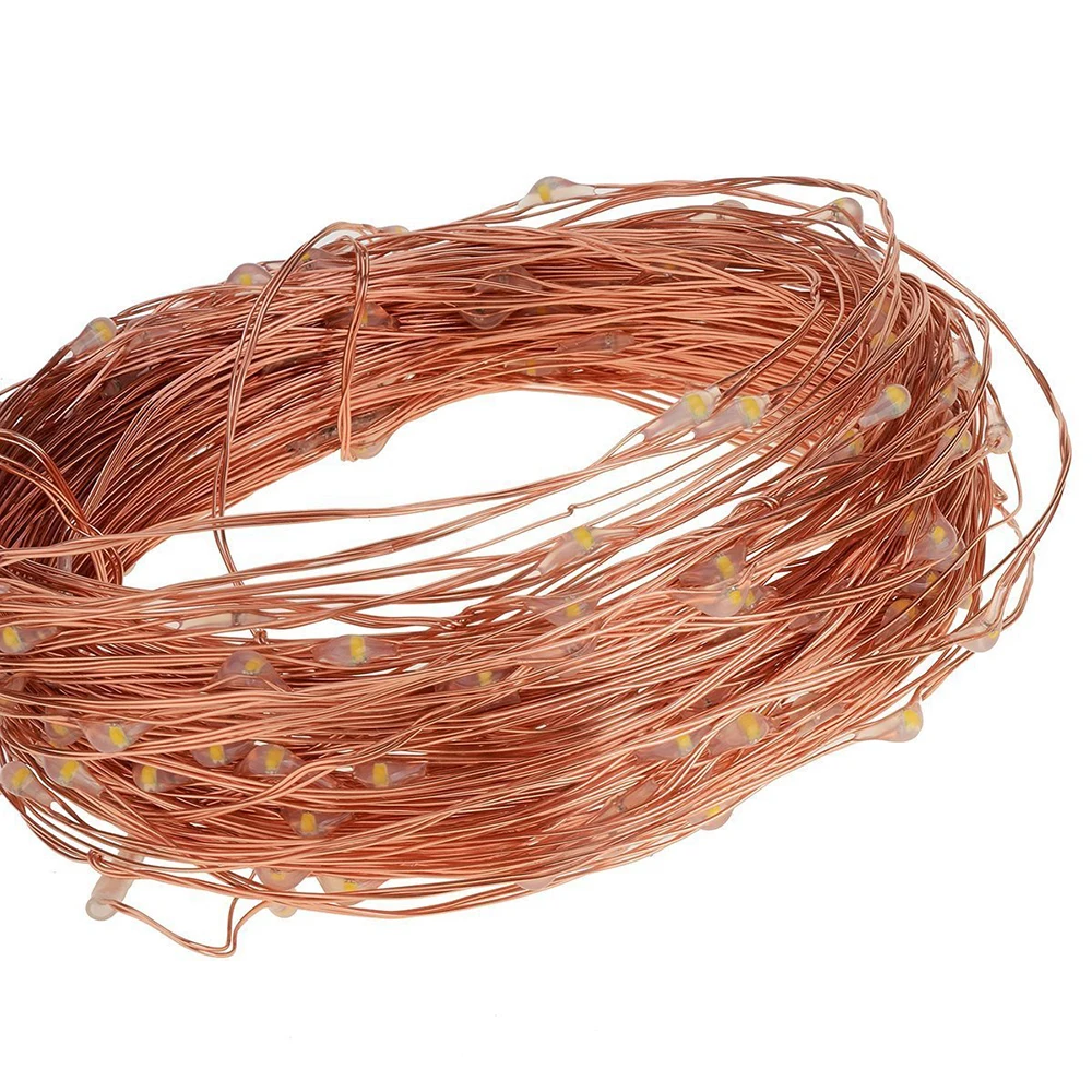 5M 10M 20M LED Copper Wire String Light Living Room USB Fairy Light Waterproof Indoor Outdoor Home Christmas Festival Decoration