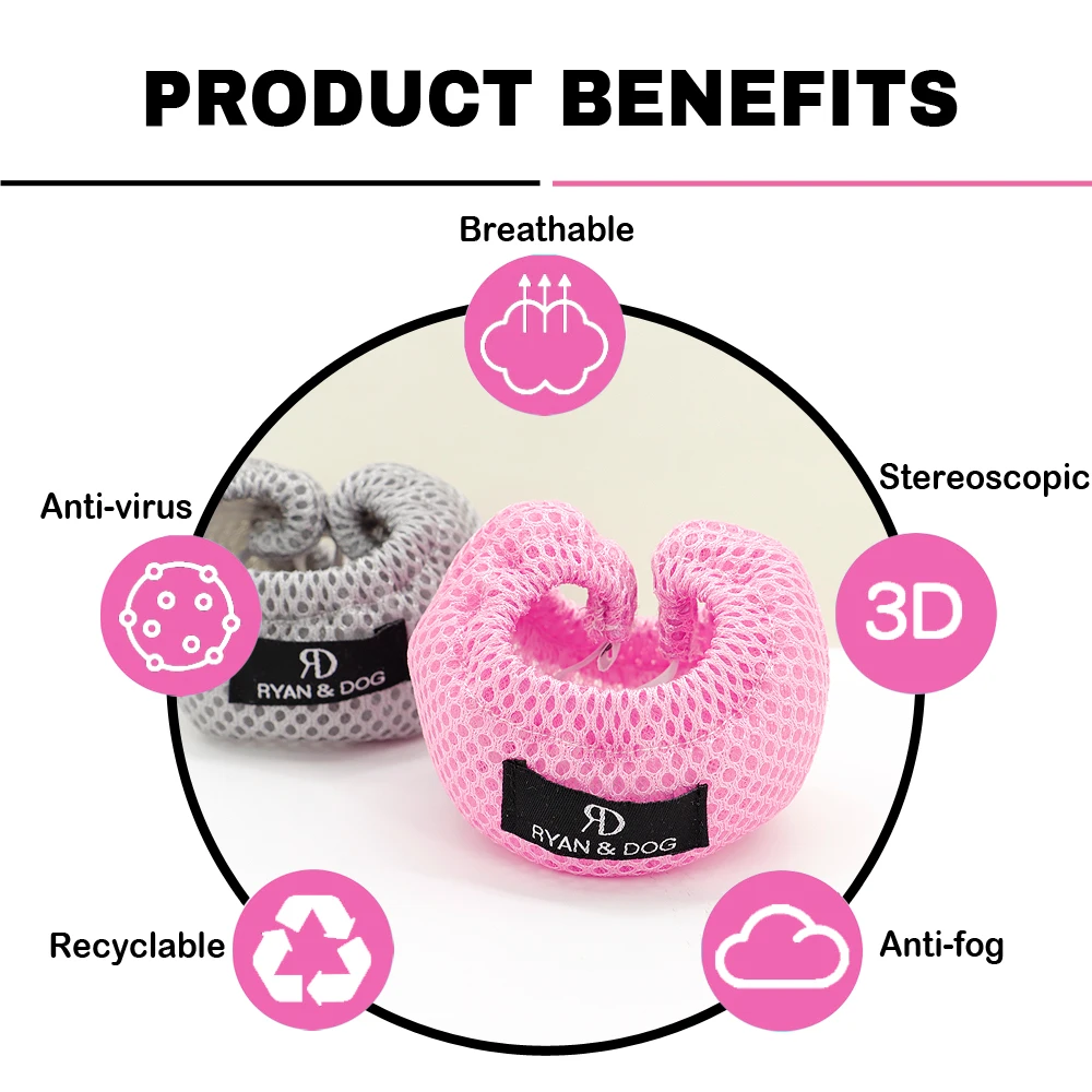 Mesh Dog Muzzle Pet Mouth Mask Anti Biting Dogs Traning Muzzle No Bite Anti Bark For Small Medium Dog Yorkshire Chihuahua