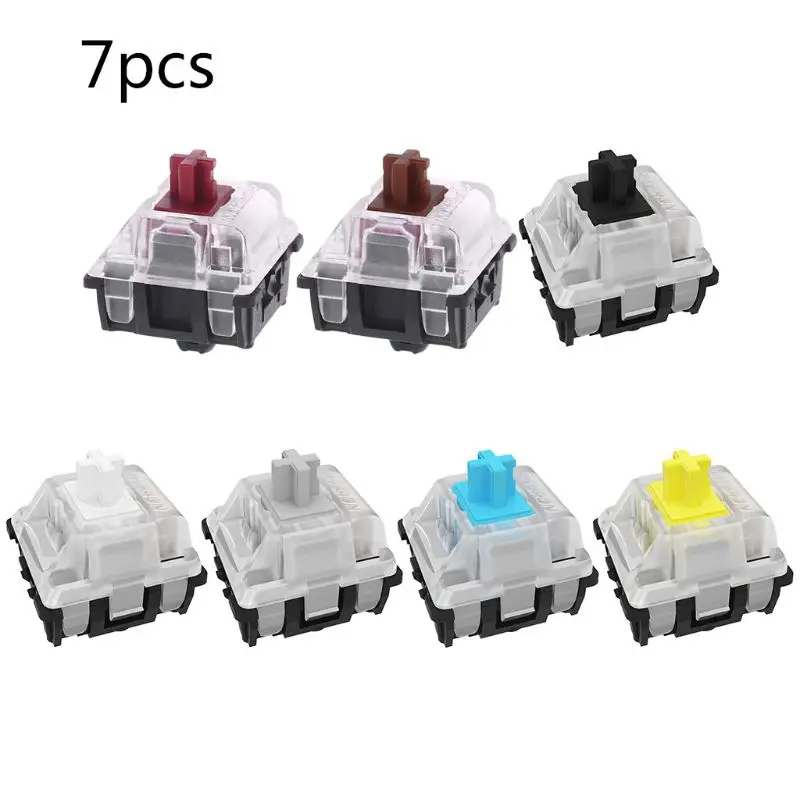 Gateron Optical Switches Interchange Optical Switch Mechanical Keyboard GK61 SK64 Blue, Red, Brown, Black,Yellow Axis