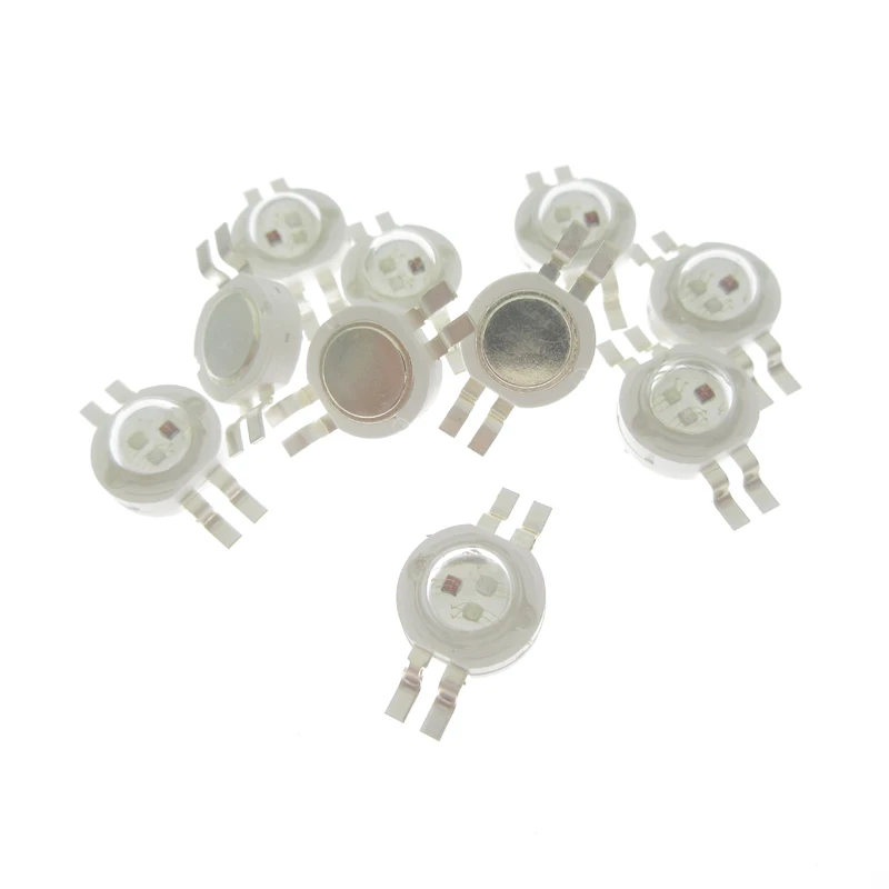 1piece 3W 4W 5W 6W 15W 18W High Power LED RGB RGBW RGBWY RGBWYV 4pin 6pin 8pin 10pin 12pin Colorful LED Stage Lights Source