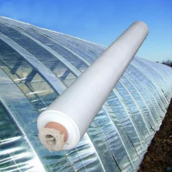 0.1mm Thickness Transparent Vegetable Greenhouse Film Agricultural Cultivation Plastic Cover Anti-UV Garden Protect Plant