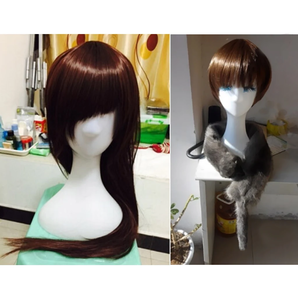 Plastic Abstract Mannequin Head Wig Hat Scarf Display Stand Model Wig Hair Display Stand for Salon Home Shop