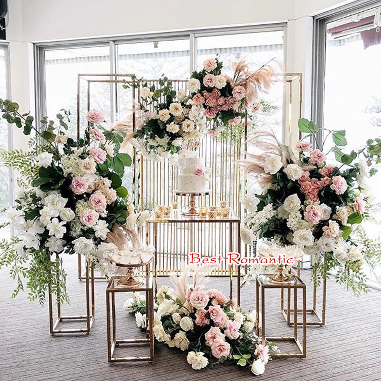 

Tall Floor Vases Cake Stand Column Stand wedding backdrops Flowers Rack Display Stand Plinths for exhibitions event stage decor