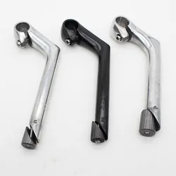 All aluminum gooseneck stem extension 80*25.4*22.2/25.4*180L retro bicycle stem electric bicycle bike accessories