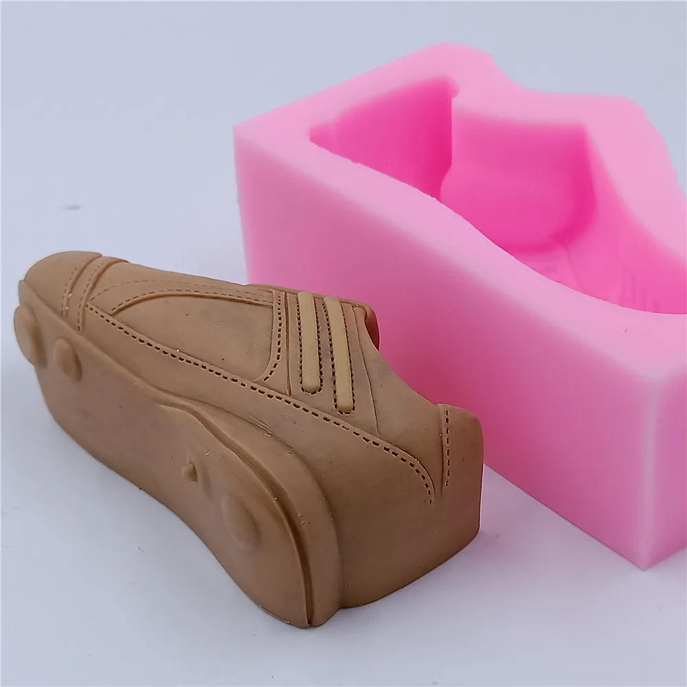 Shoe Design Silicone Soap Mold Mousse Cake Chocolate Wax Silicone Molds Decorating Gypsum Resin Crafts Mold