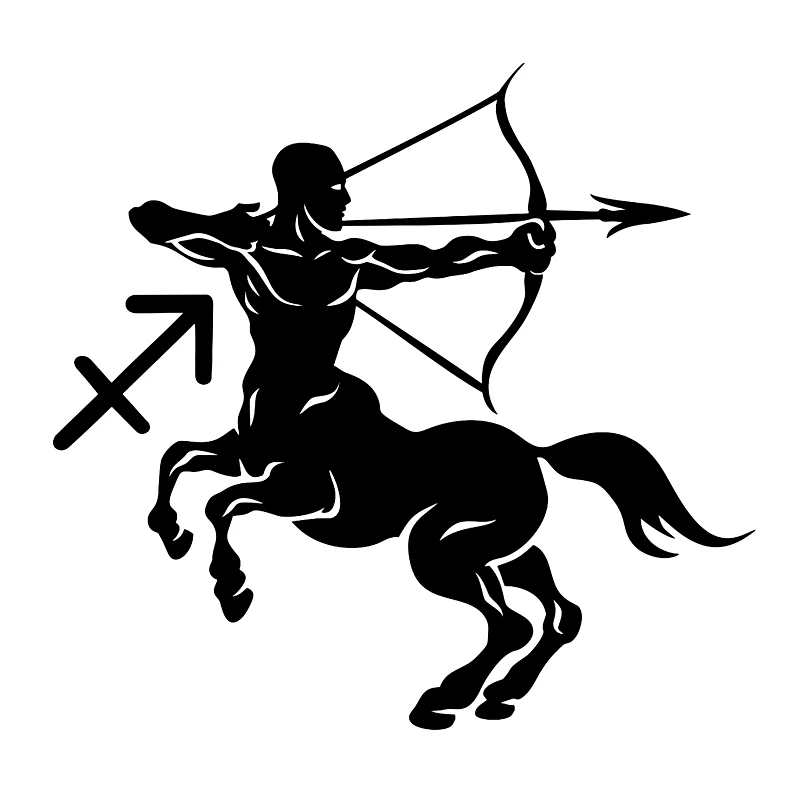 

40600# Die-Cut Vinyl Decal Sagittarius Car Sticker Waterproof Auto Decors on Car Body Bumper Rear Window