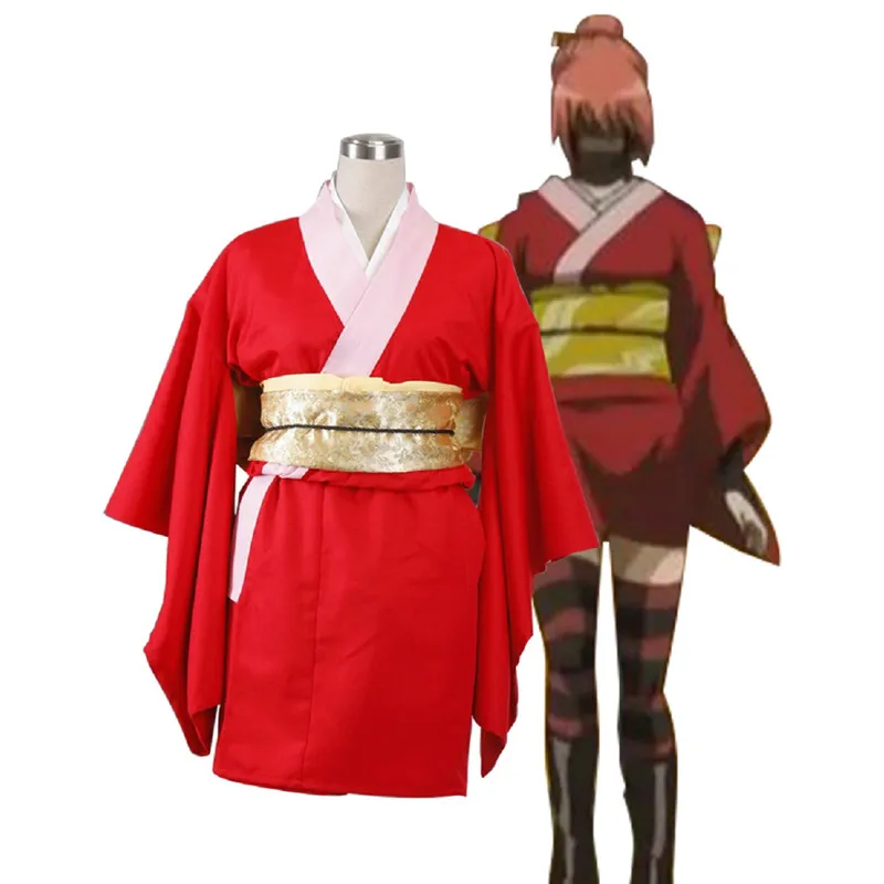 

Gintama Cosplay Costume Kagura Kimono Dress