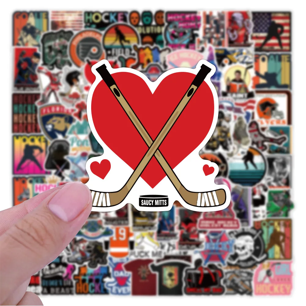 10/30/50/100pcs Sports Hockey Graffiti Stickers for Phone Case Laptop Water Bottle Scrapbooking Cartoon Decal Sticker Kid Toy