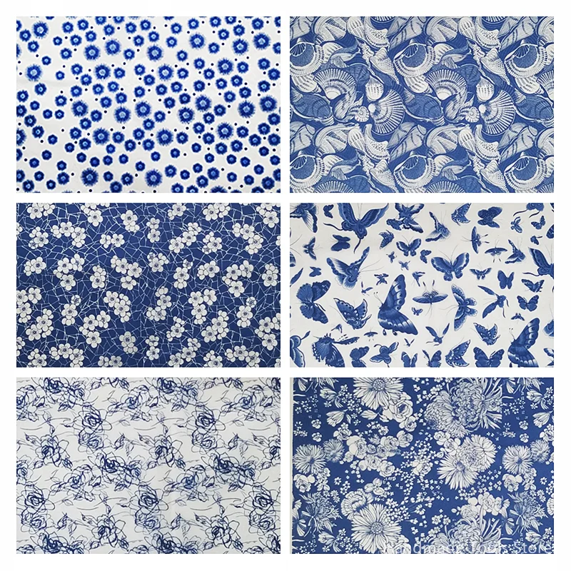 Jingdezhen-Pottery Clay Underglaze Colored Flower Paper Blue and White Porcelain Transfer Paper High Temperature Decal Paper