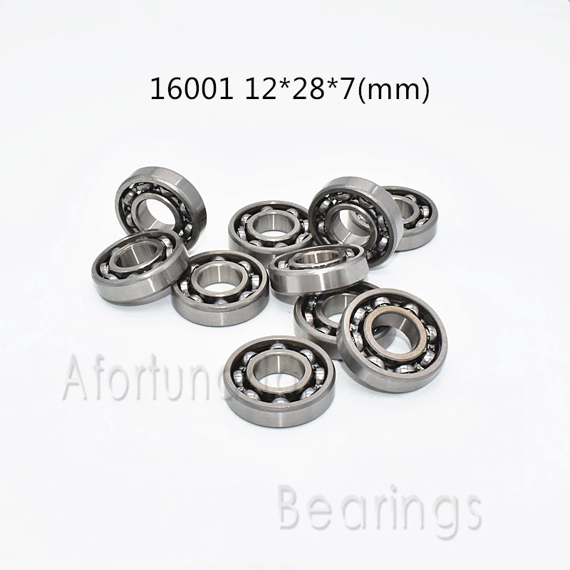 

16001 12*28*7(mm) 1Piece bearing ABEC-5 16001 chrome steel deep groove bearing