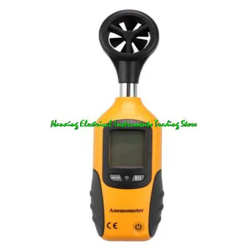 Mini Portable HT-91 Digital Anemometer With LCD Screen Display Wind Speed Gauge Air Flow Speed Meter Thermometer Instrument