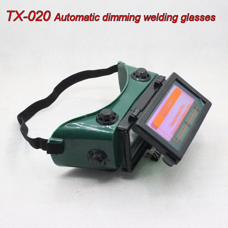 

TX-020 Automatic dimming welding glasses Clamshell Solar energy glare Goggles welding gas cutting Safety glasses