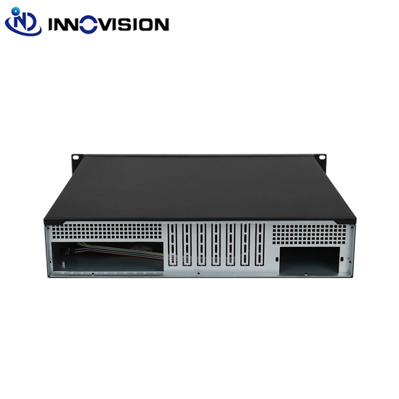 Funcional 2U Rack Mount Chassis, Rc2400W, Suporte Micro ATX Server Motherboard