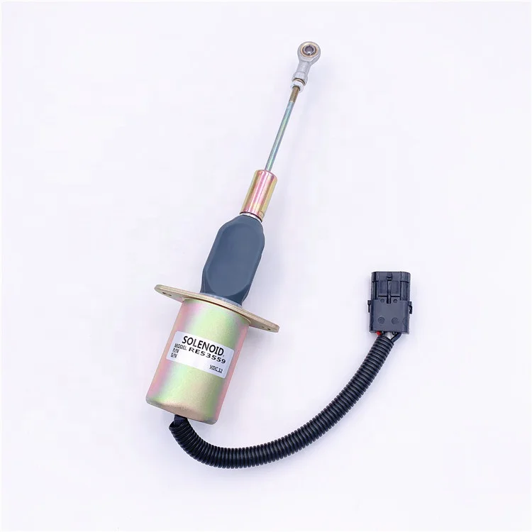 

Electric Fuel Stop ShutOff Solenoid RE53560 24V Fit for John Deere 892ELC Excavator